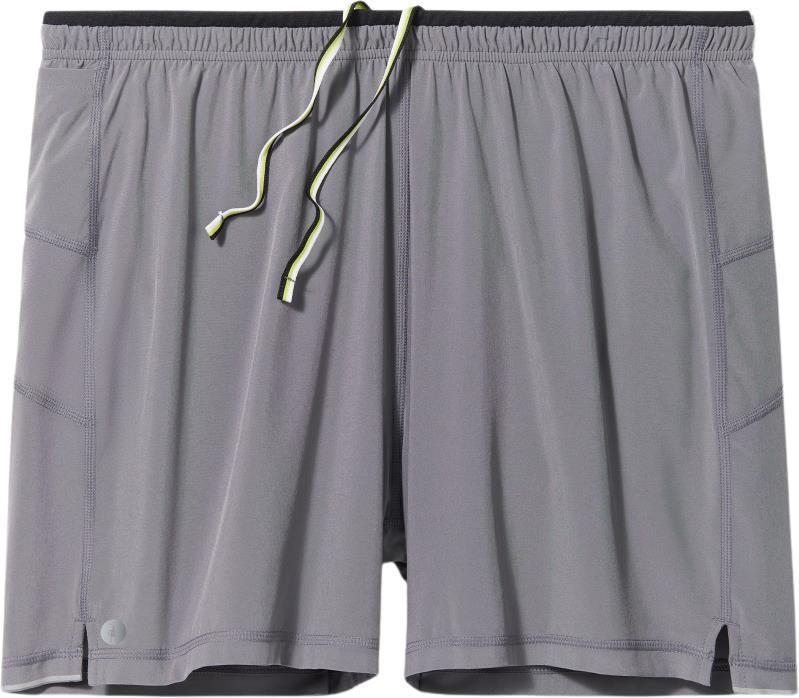 Active Lined Shorts, 5" Inseam - Mens - Medium Gray 1