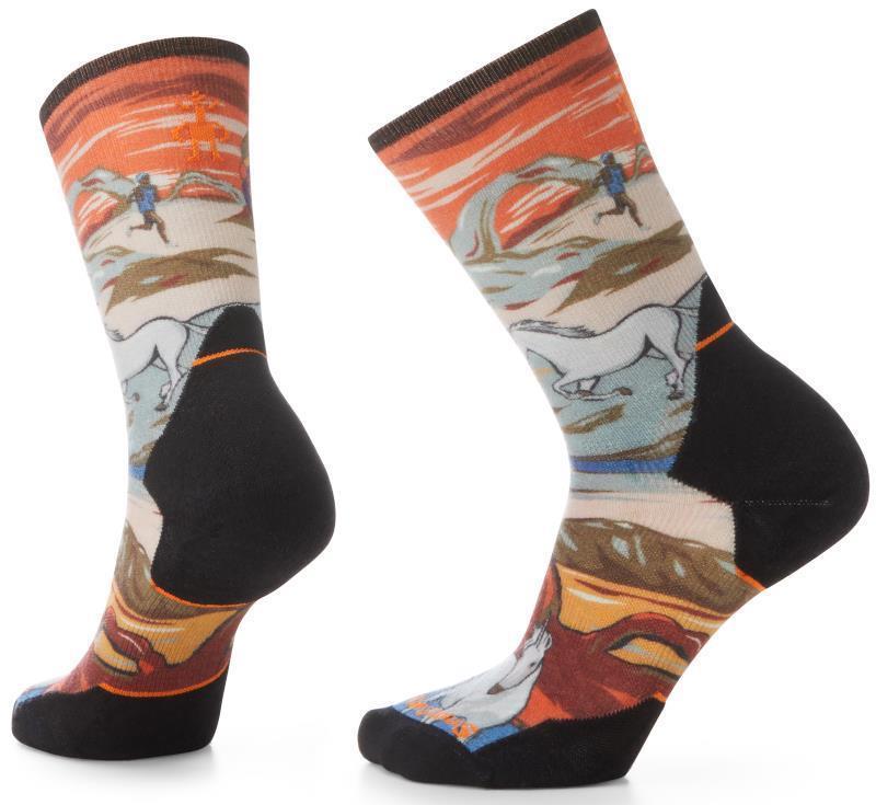 Athlete Edition Run Trail Magic Crew Print Socks - Unisex - Multi Color 1