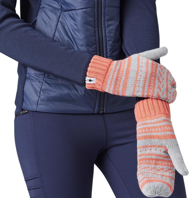 Chair Lift Mitten - Sunset Coral 2