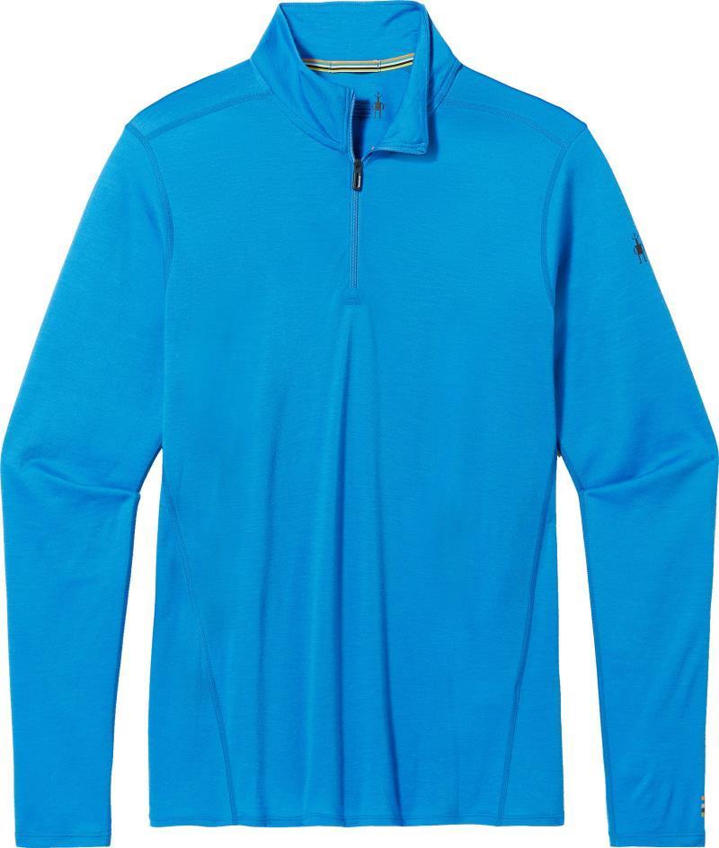 Classic All-Season Merino Base Layer 1/4 Zip - Mens - Laguna Blue 1