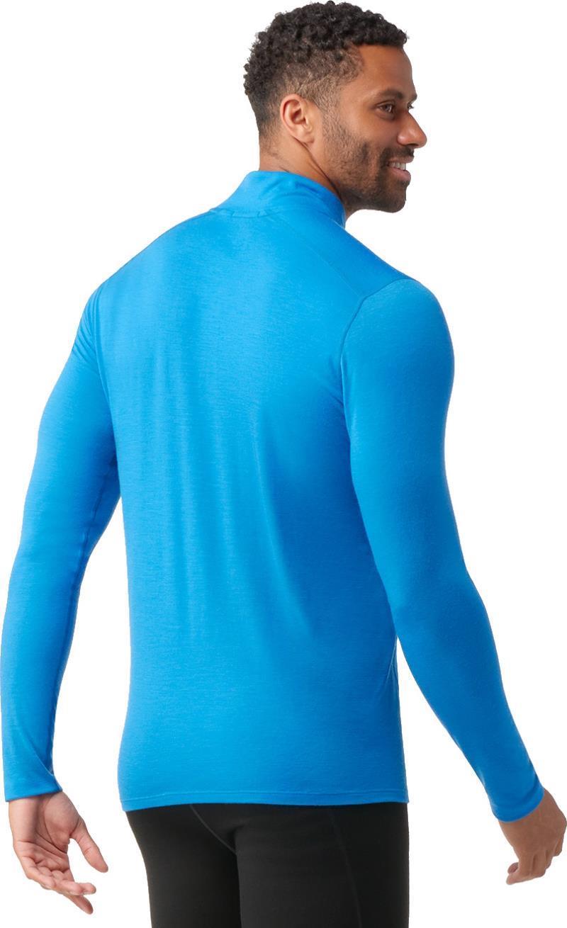 Classic All-Season Merino Base Layer 1/4 Zip - Mens - Laguna Blue 3