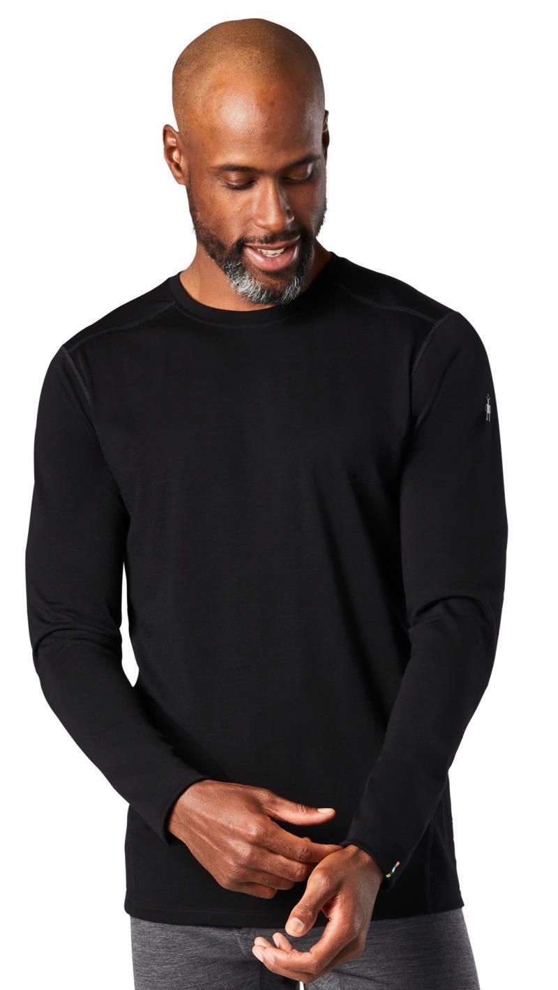 Classic All-Season Merino Base Layer LS - Mens - Black 2