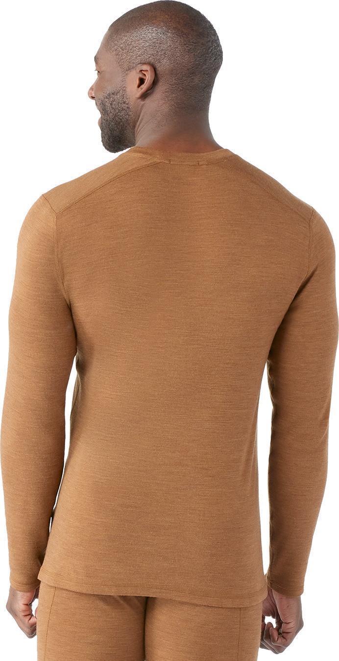 Classic Thermal Merino (250) Base Layer Colorblock Crew - Mens - Fox Brown Heather 3