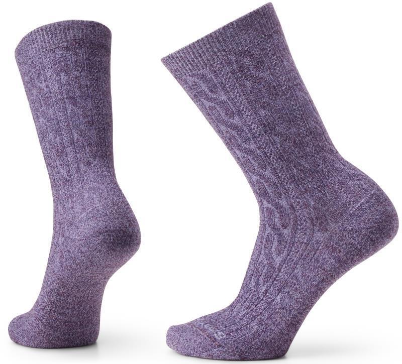 Everyday Cable Crew Socks - Unisex - Uviolet / Purp Iris Marl 1