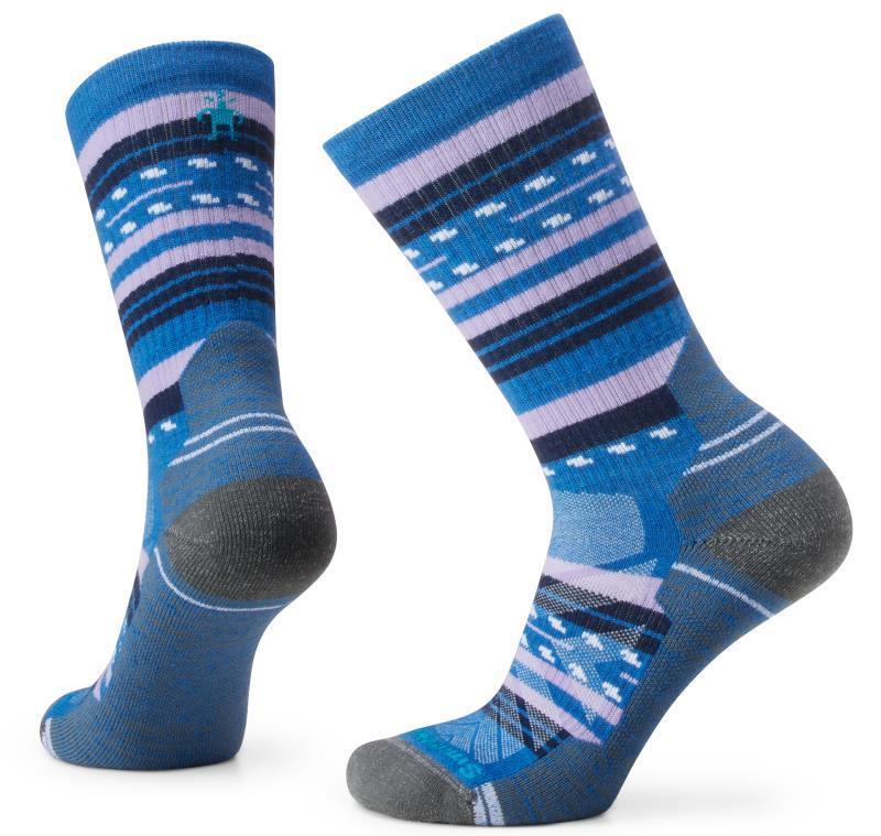 Hike Light Cushion Margarita Crew Socks - Womens - Laguna Blue 1