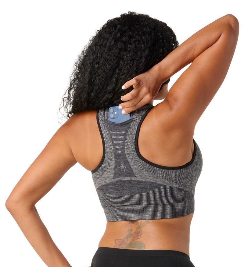 Intraknit Racerback Bra - Black Heather 3
