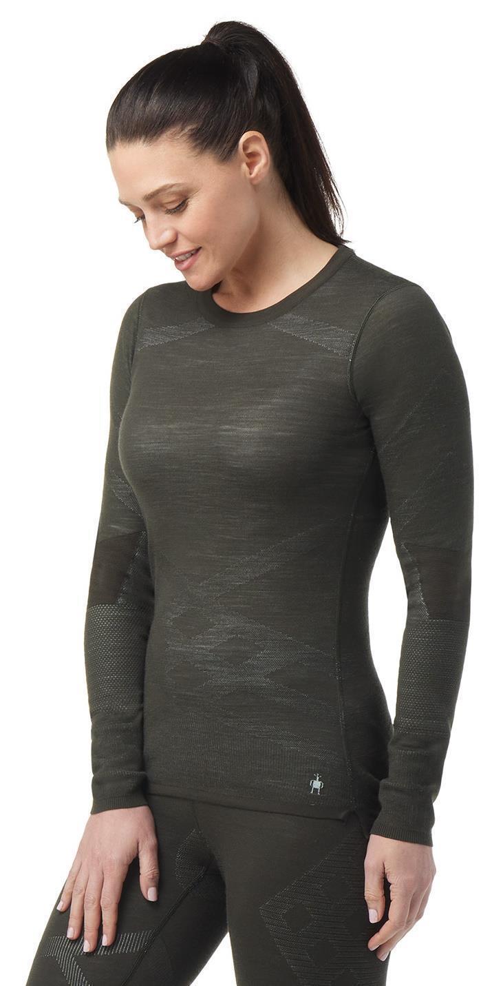 Intraknit Thermal Merino Base Layer Crew - Womens - North Woods 3