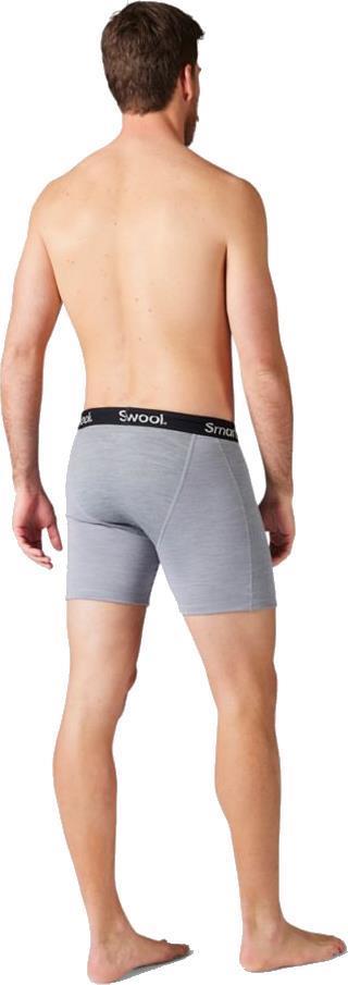 Merino Sport 250 Wind Boxer Brief - Mens - light gray heather 1