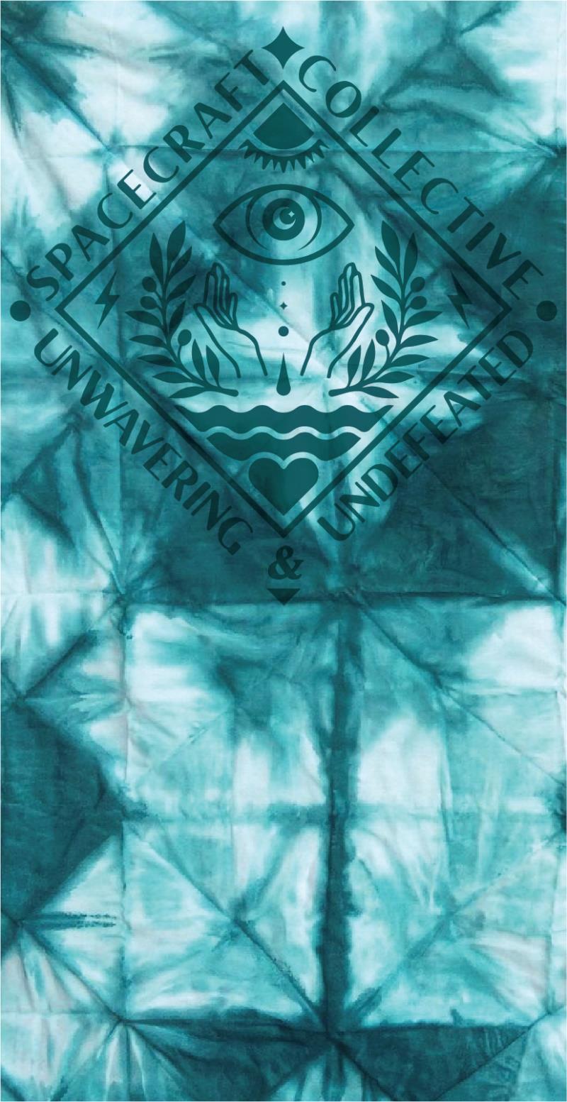 Tie-Dye Gaiter - Green 1