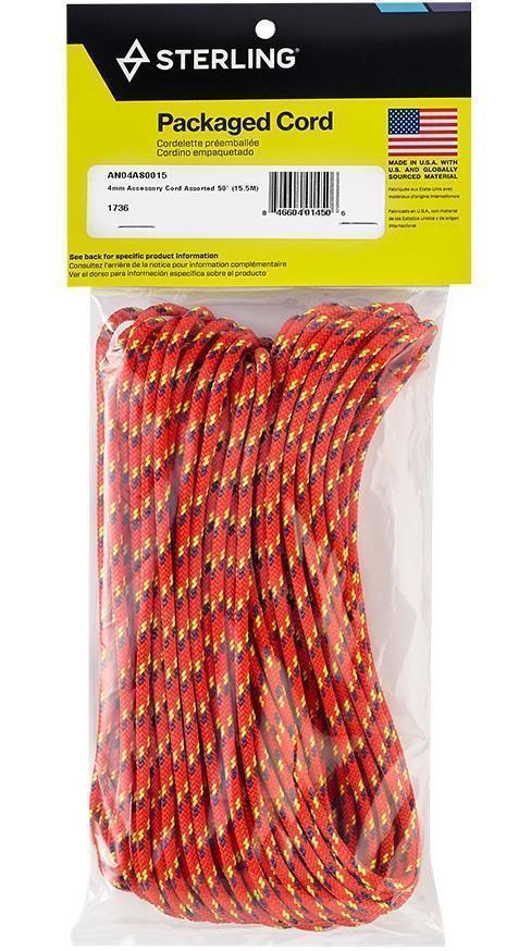 Accessory Cord 4mm x 100m (Sold p/mtr) - Orange 2