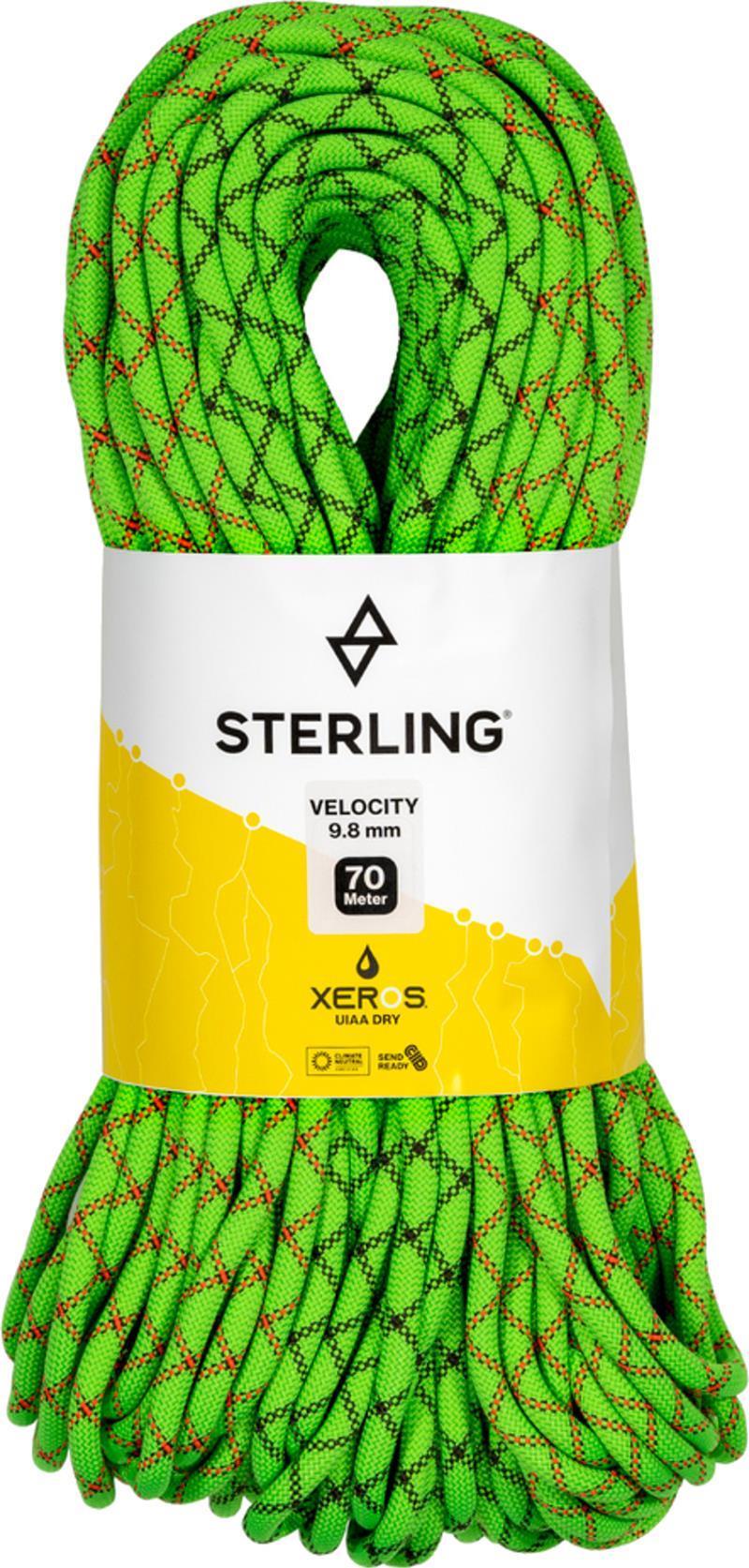 Velocity 9.8 Xeros Rope 70m - Green 1