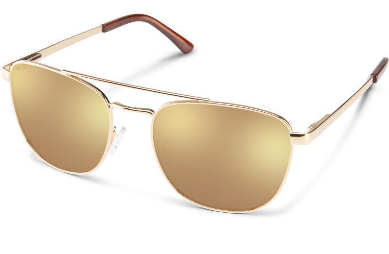 Fairlane, Gold Frame, Polarized Sienna Mirror Lens Tint - Not Applicable 1
