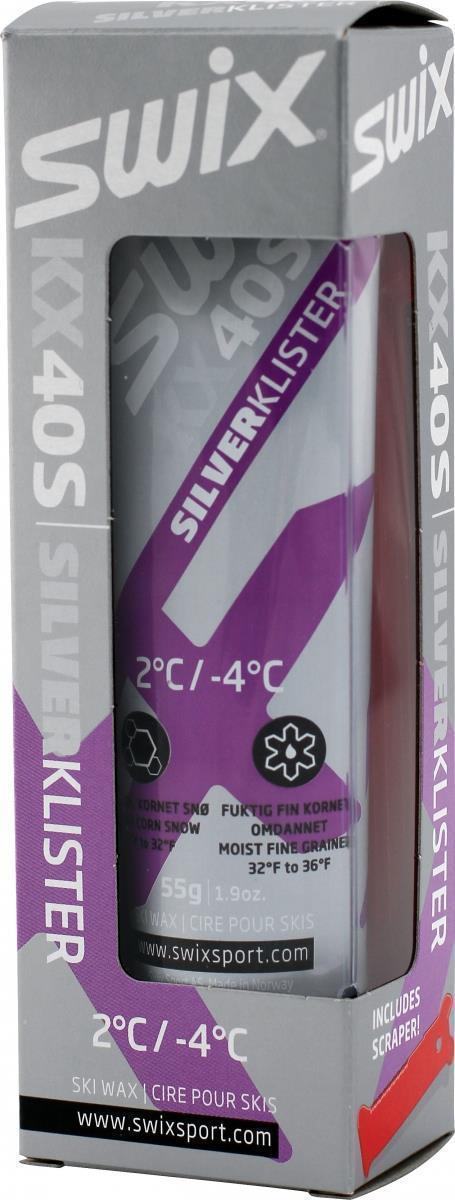 KX40S - Silver Klister Wax 55g - Violet - Not Applicable 2
