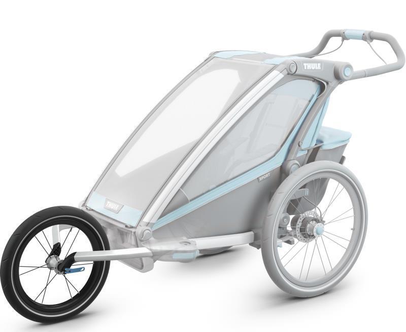 Chariot Jog Kit 1 - Lite / Cross - black / silver 1