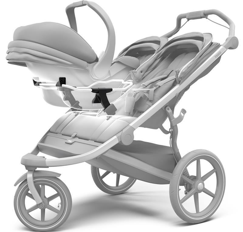 Chicco Infant Car Seat Adpater - Glide / Urban Glide - black 1