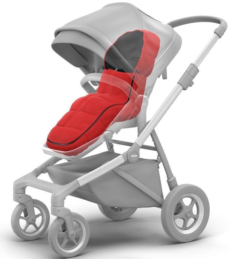 Stroller Footmuff - Energy Red 2