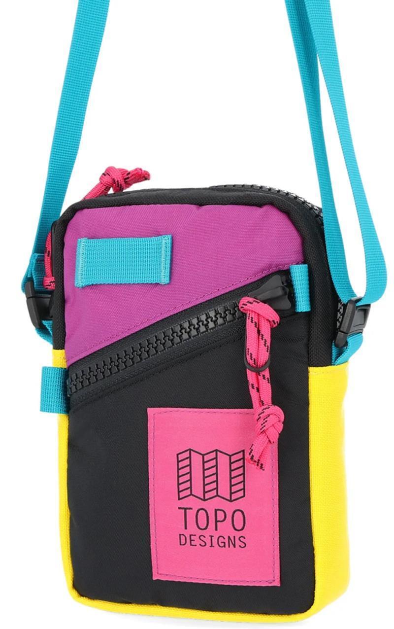 Mini Shoulder Bag - Black / Grape 1
