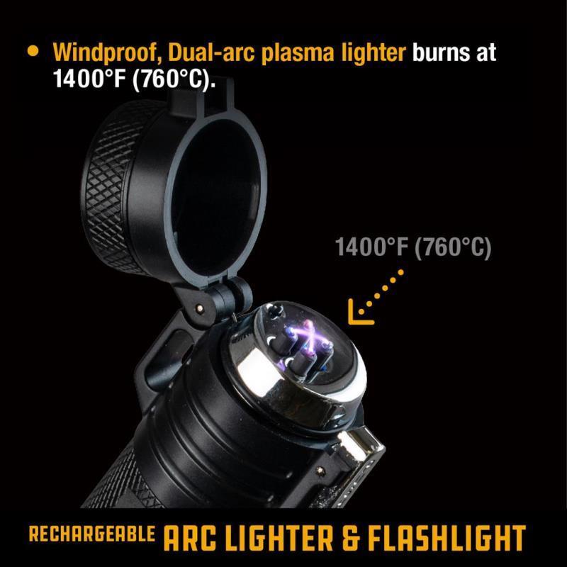 Arc Lighter & LED Flashlight - Rechargeable - Not Applicable 3