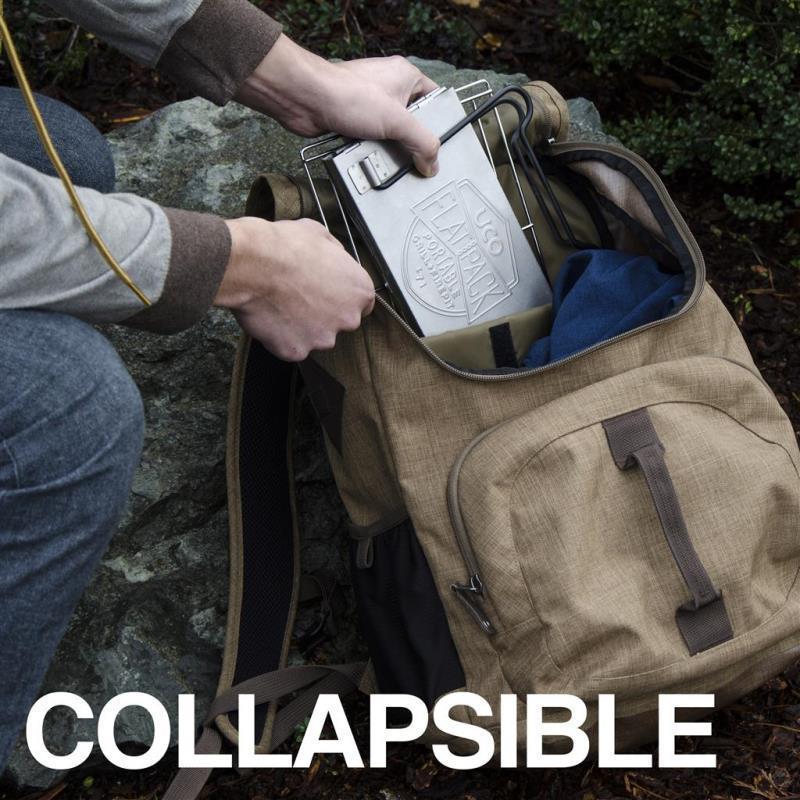 Flat Pack Small Portable Grill & Firepit - Not Applicable 3