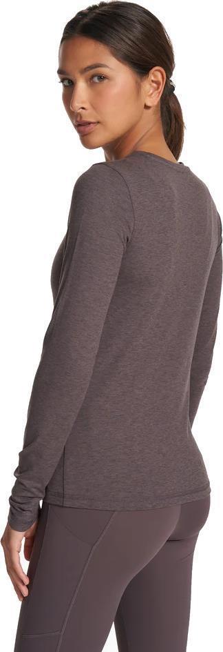 Lux LS Crew - Womens - Plum Heather 2