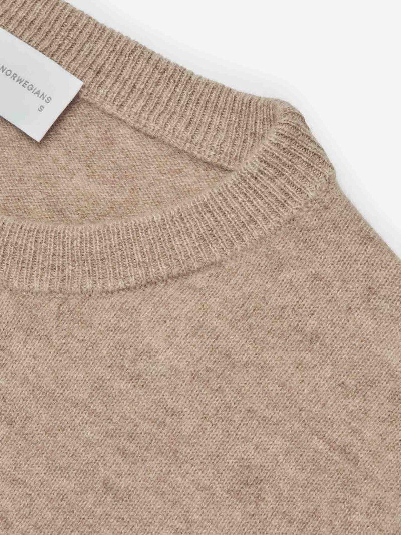 Blefjell Crew Neck - Womens - Sand 4