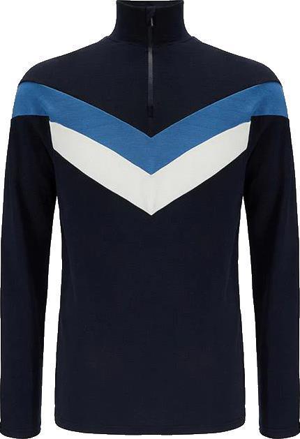 Voss Colorblock Zip Up - Mens - Navy Blue 1
