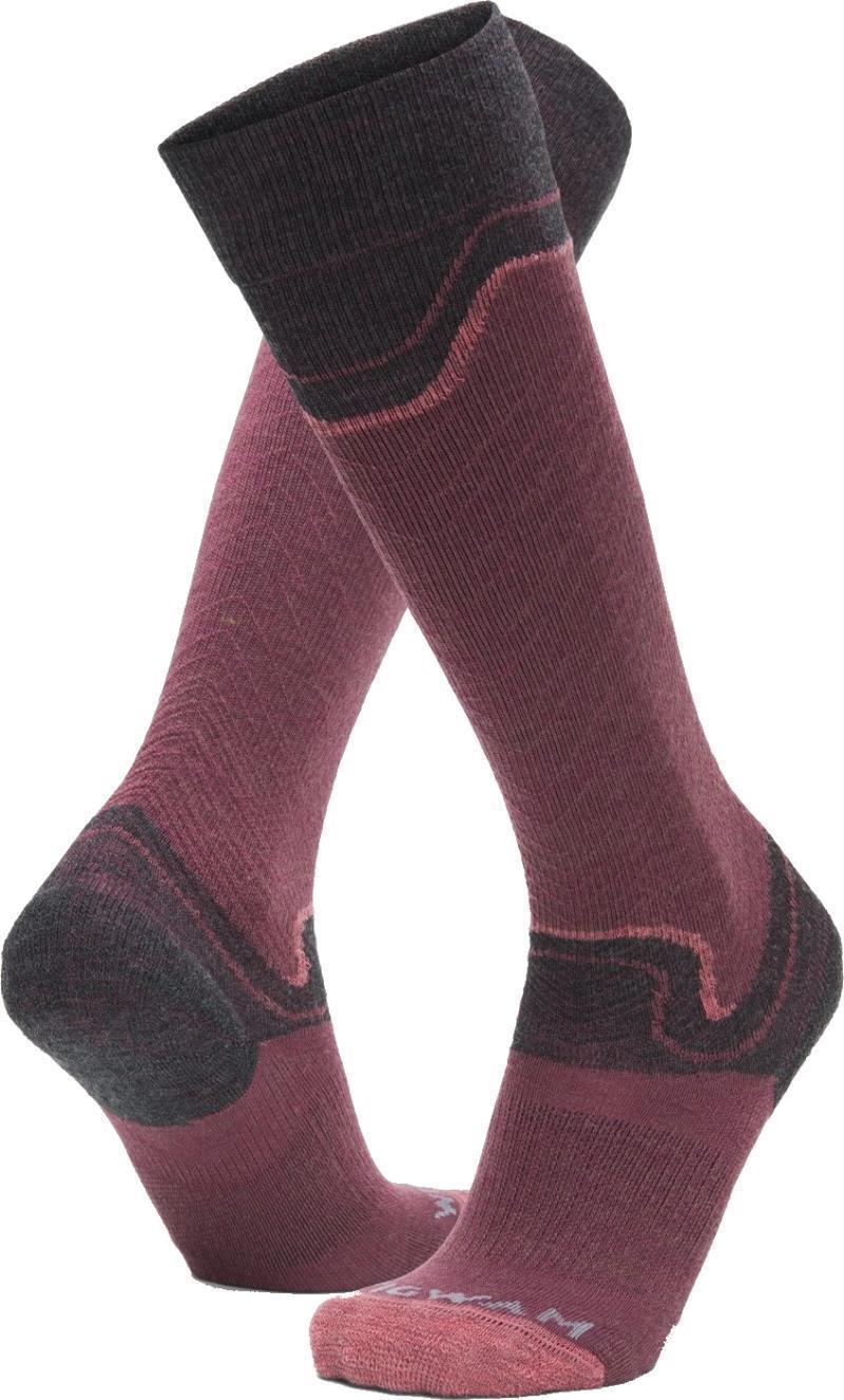 Snow Junkie Lightweight Over-the-Calf Socks - Catawba Grape 1