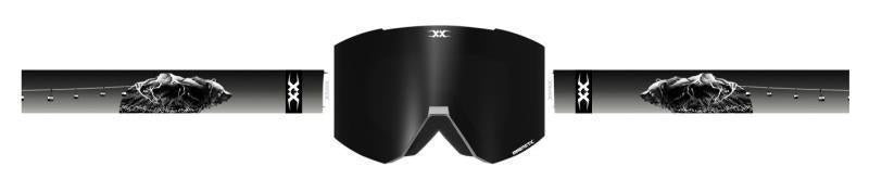 Havoc Goggles - Black Lens - Grizzly Strap - White 2