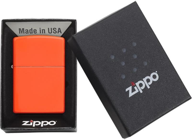 Windproof Lighter - Regular Neon Orange - Not Applicable 5