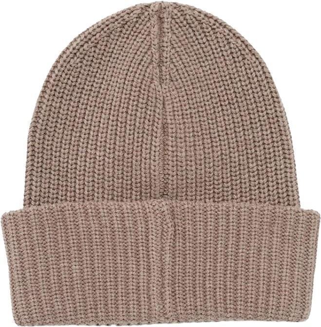 Knit Ribbed Beanie - Fossil Heather 2