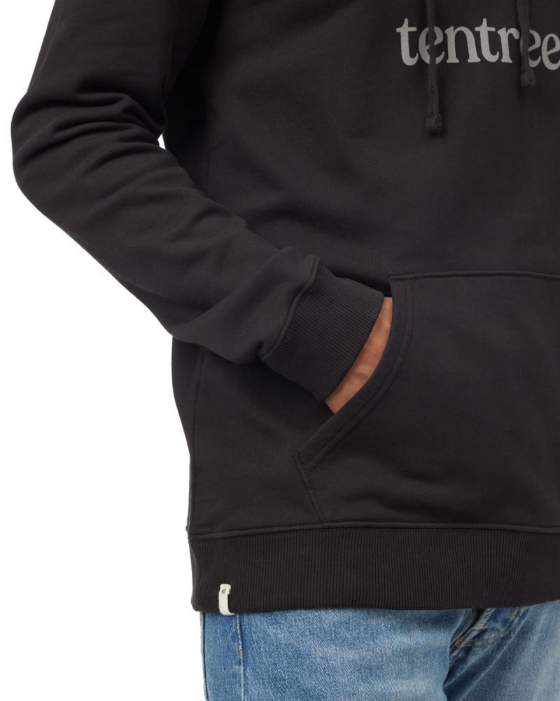 tentree Logo Hoodie - Mens - Meteorite Black 4