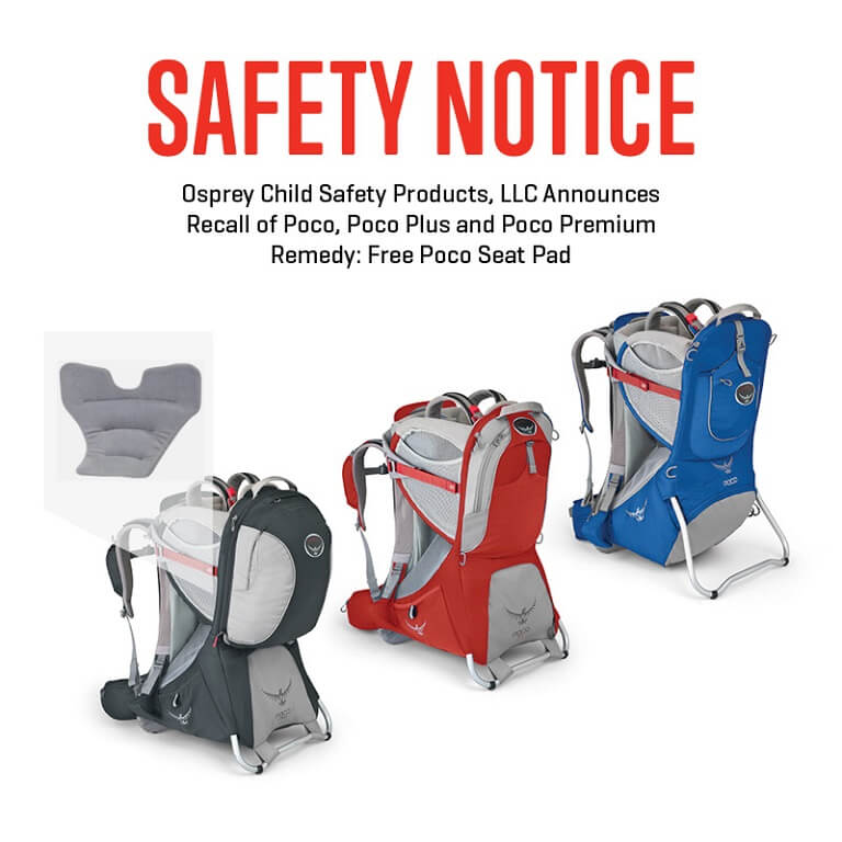 Product Recall: Poco Seat Pad