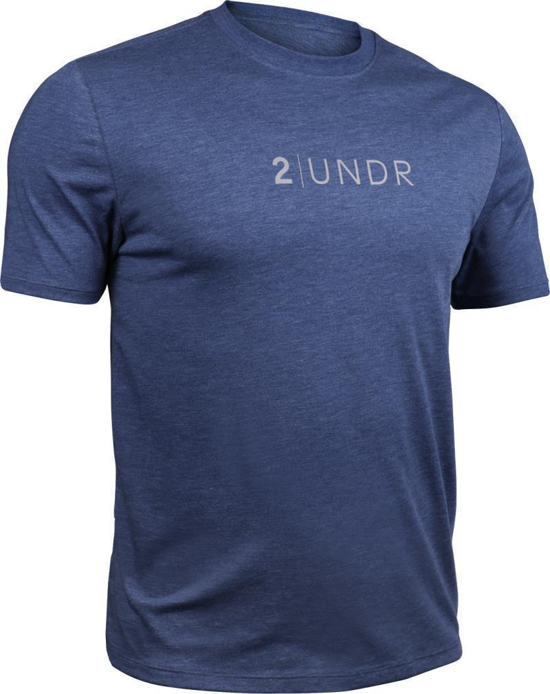 All Day Crew Tee - Branded - Mens - Heathered Navy 1