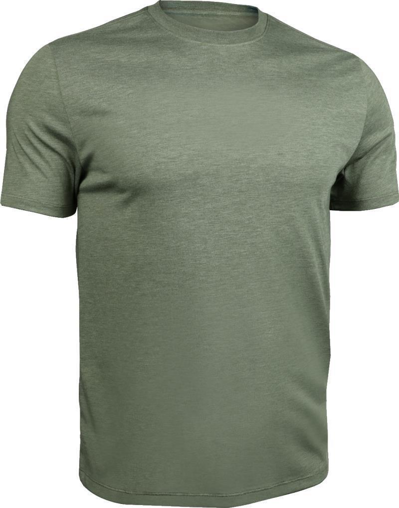All Day Crew Tee - Mens - Heathered Green 1