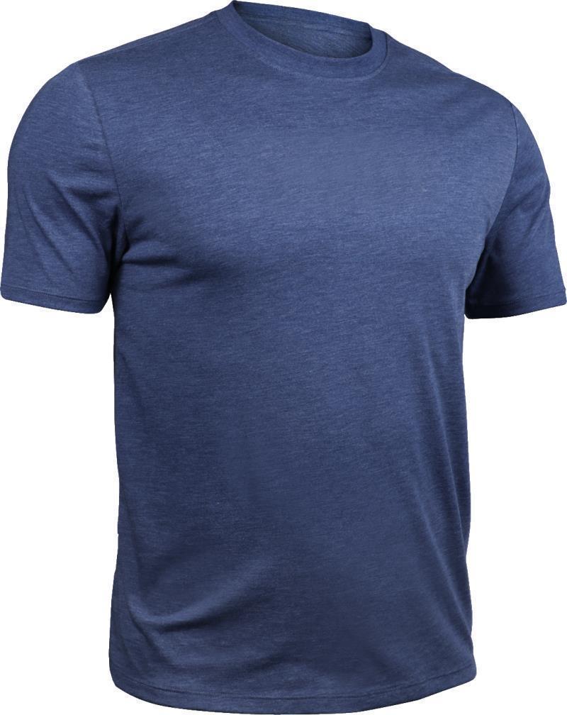 All Day Crew Tee - Mens - Heathered Navy 1
