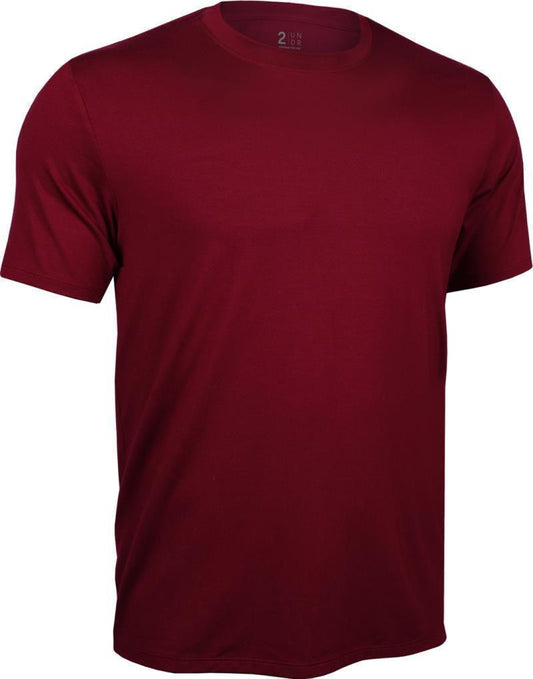 Crew Neck Tee - Mens - Merlot 1