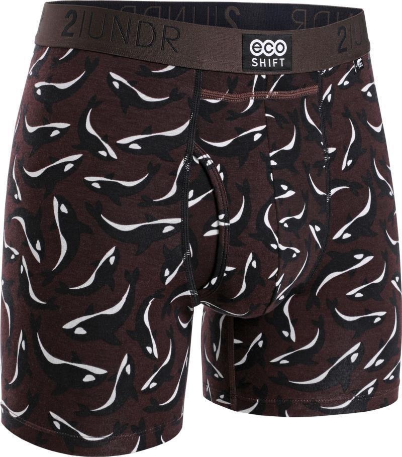 Eco Shift Boxer Briefs, 6" Inseam - Print - Mens - Pods 1