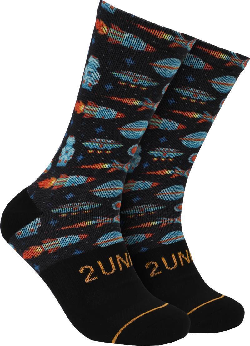Flex Crew Socks - Print - Mens - Galactica 1
