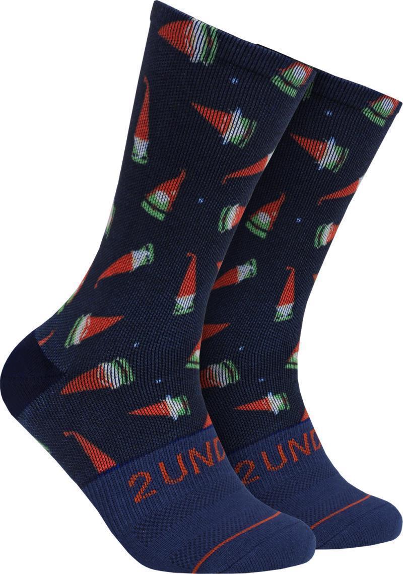 Flex Crew Socks - Print - Mens - Gnomes 1