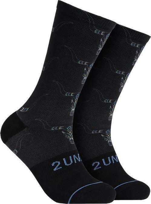 Flex Crew Socks - Print - Mens - Santa Fe 1