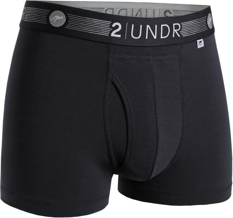 Flow Shift Trunks, 3" Inseam - Solid - Mens - Black 1