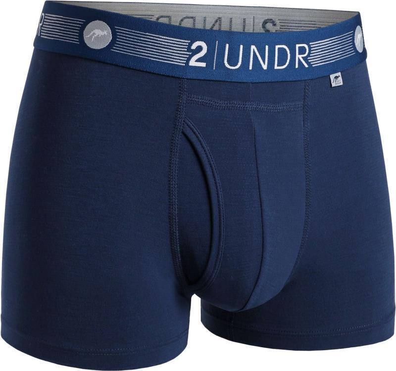 Flow Shift Trunks, 3" Inseam - Solid - Mens - Navy 1