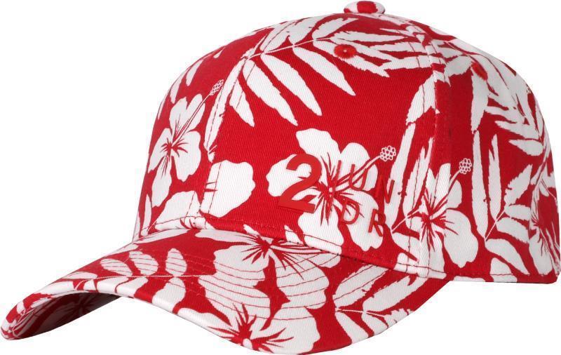Full Print Hat - Mens - Aloha - Red / White 1