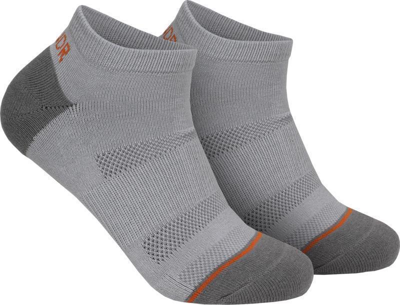 Groove Ankle Socks - 3-Pack - Mens - Grey 1