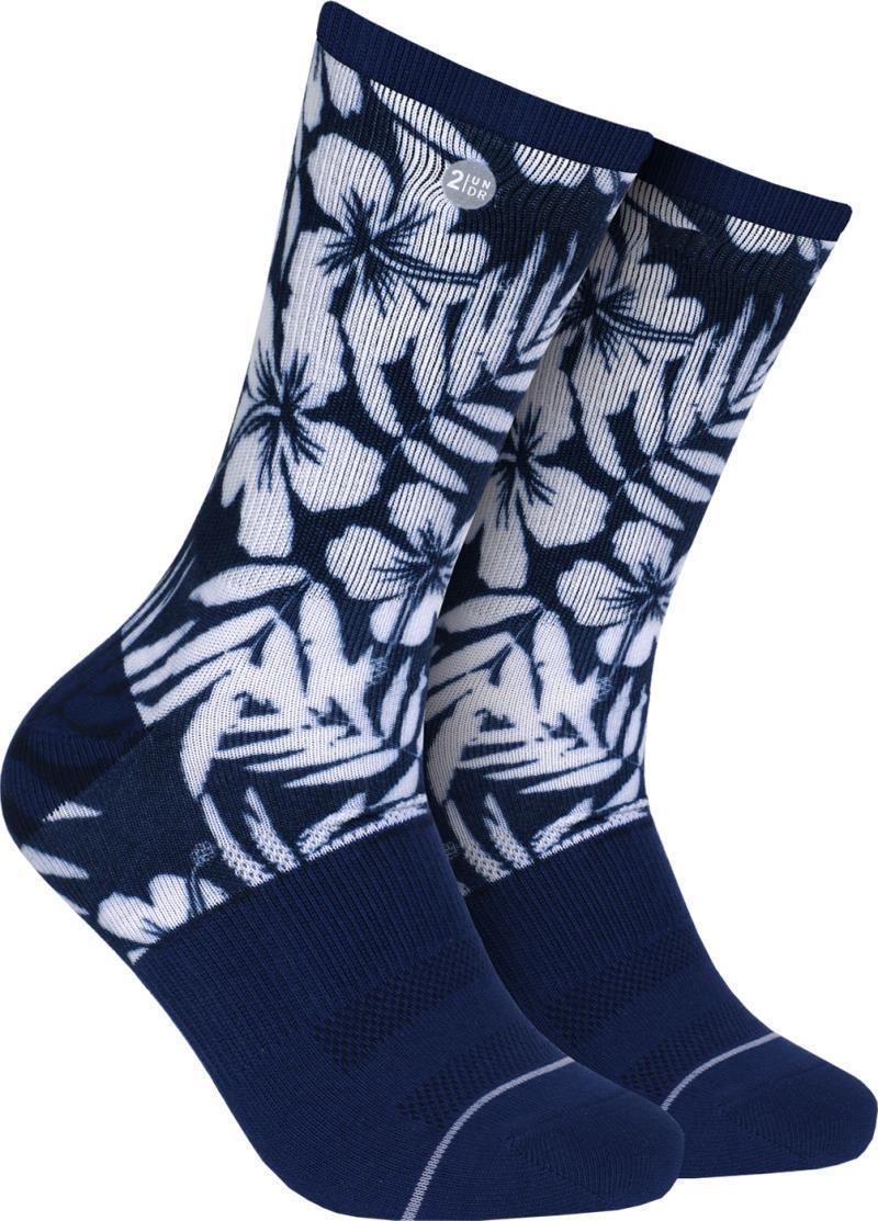Groove - Crew Socks - Mens - Mahalo - Navy / White 1
