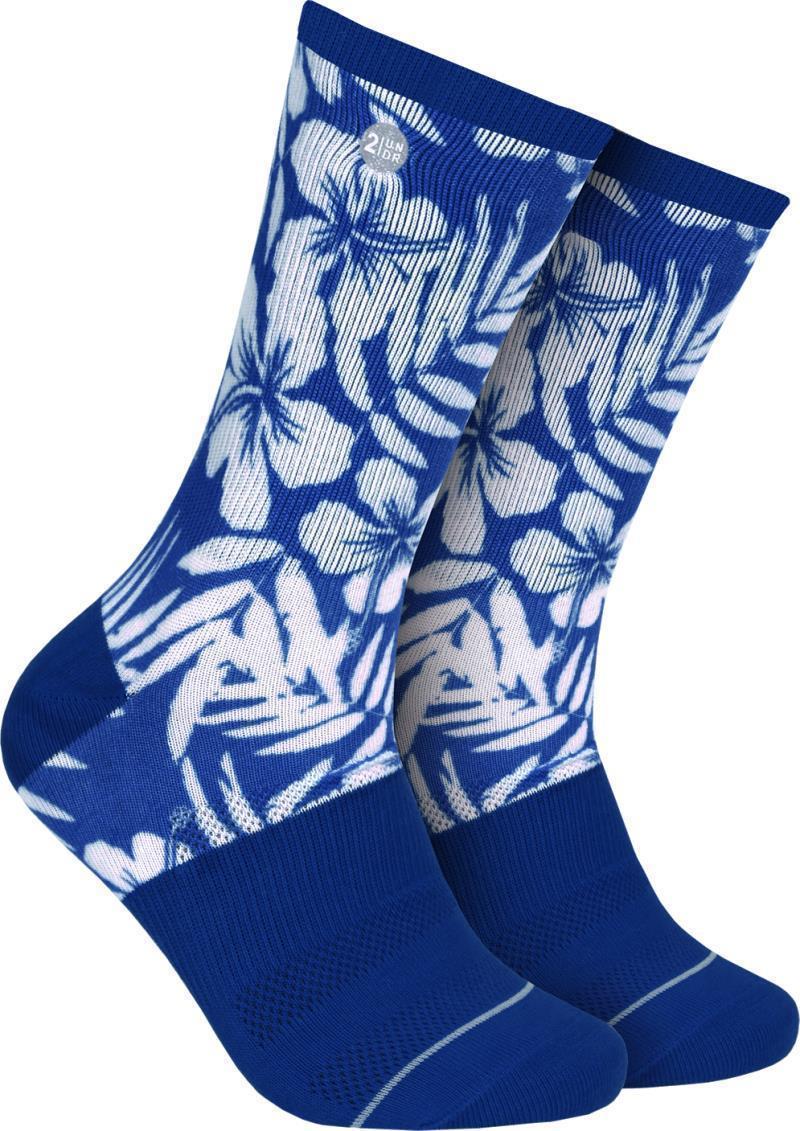 Groove - Crew Socks - Mens - Maui - Blue / White 1