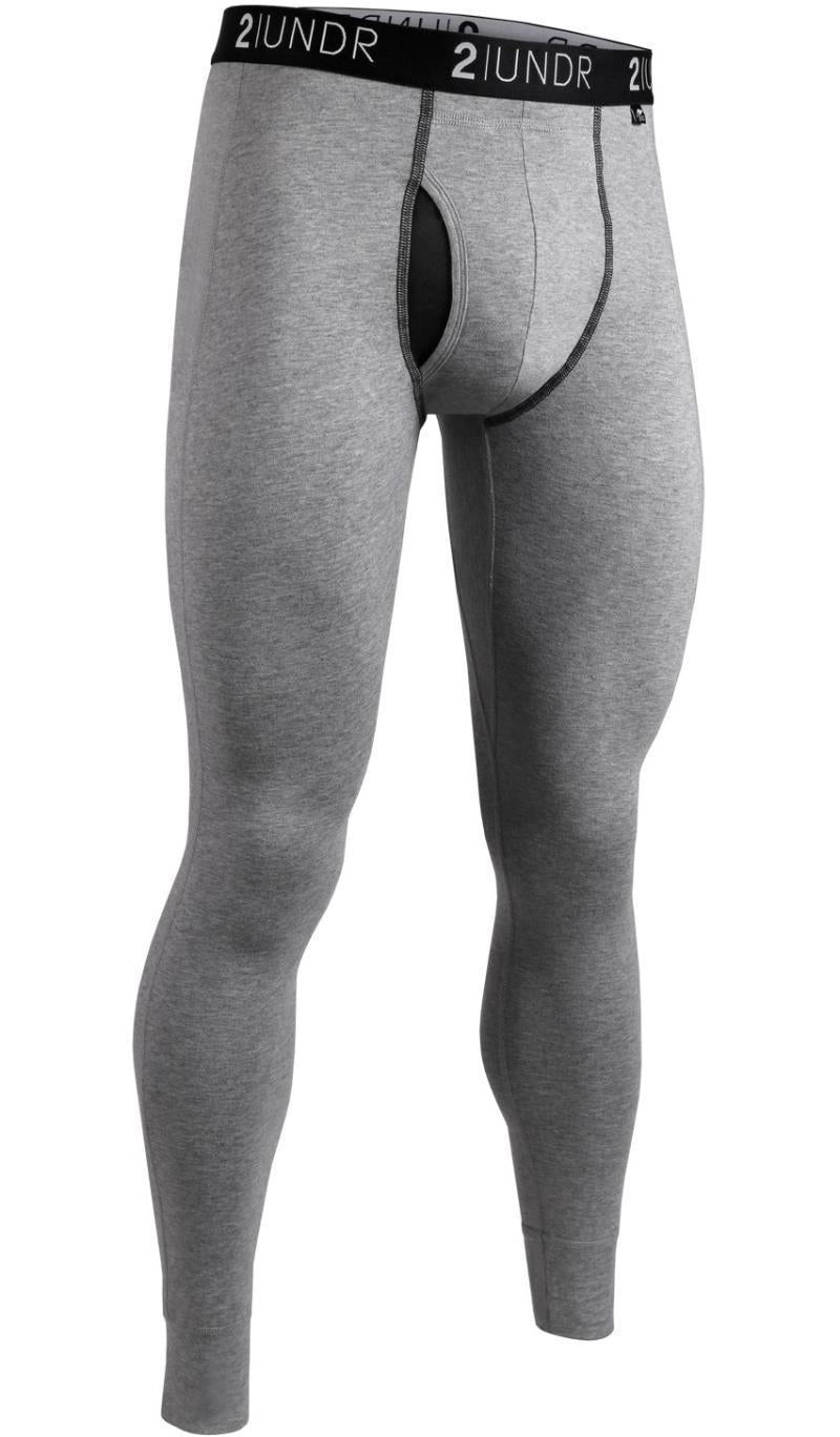 Long John, 30" Inseam - Solid - Mens - Heather Grey 1