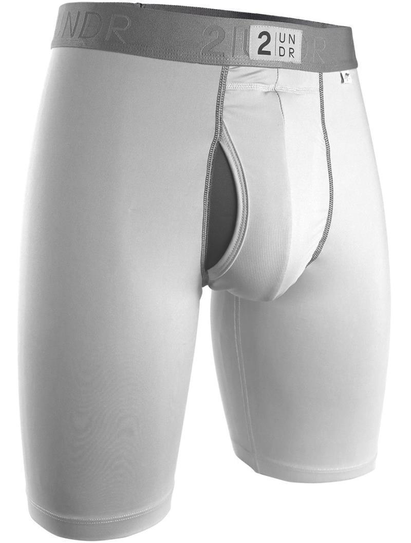 Power Shift Long Leg, 9" Inseam - Solid - 4XL-5XL - Mens - White 1