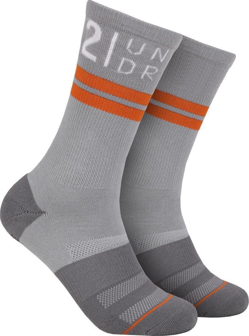 Sport Crew Socks - Mens - Grey / Grey 1