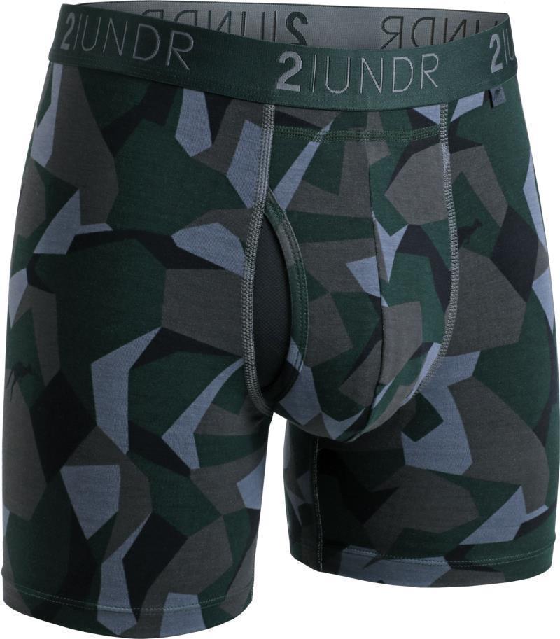 Swing Shift Boxer Briefs, 6" Inseam - Camo - Mens - Forest Camo 1